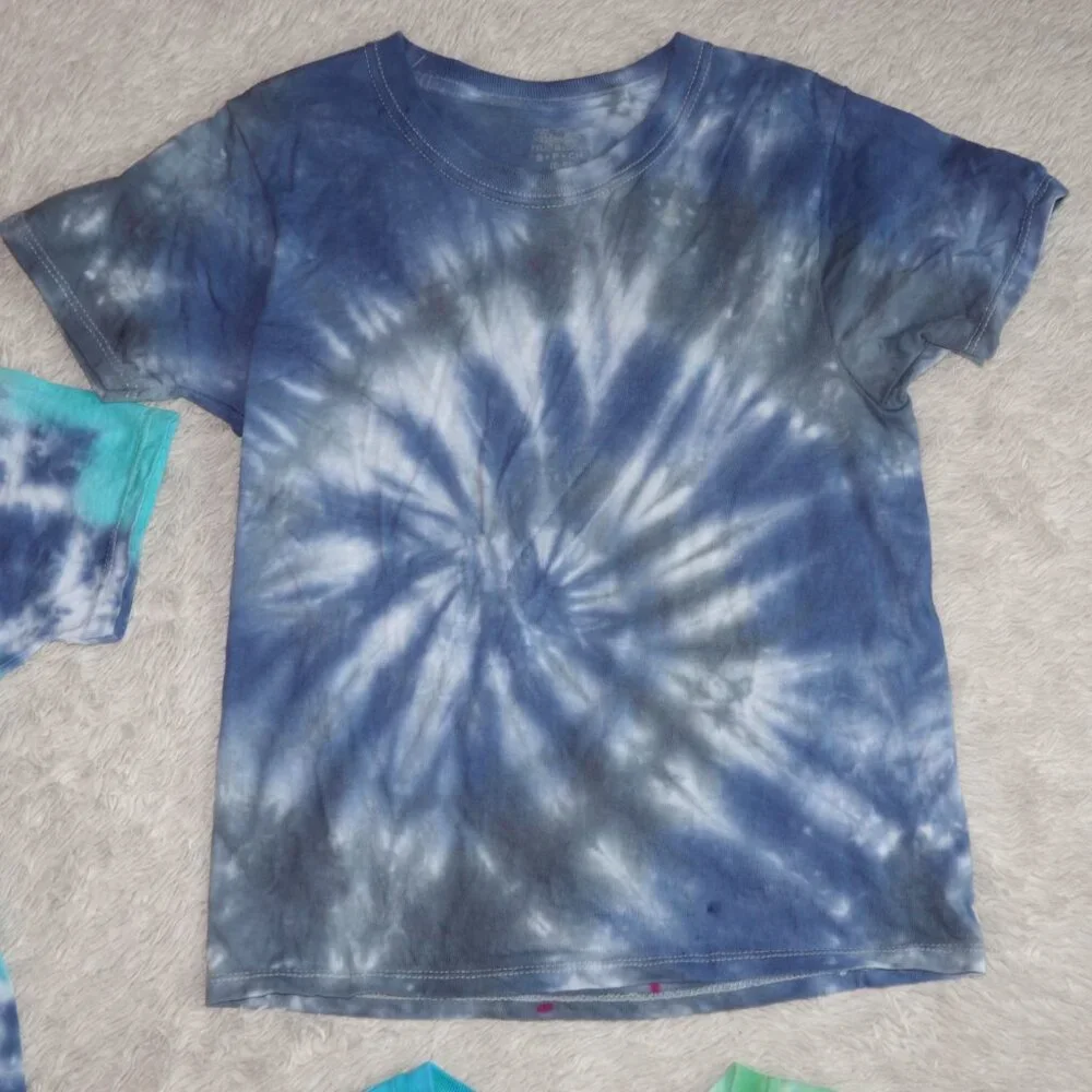 Boys Size 6 Fruit of the Loom Tie-Dye T-Shirt Bundle - Set of 6 - 100% Cotton - Picture 5 of 9